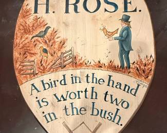 Habersham Plantation Hand-Painted Wall Plaque
