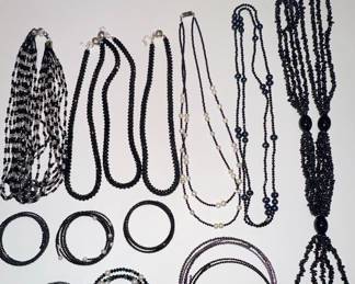Black Beaded Jewelry