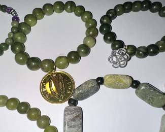 Connemara Marble Beaded Bracelet Collection
