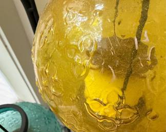 Mid-Century Style Three Globe Hanging Candle Lantern Floor Lamp