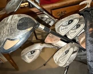 Ping i3 Blade Irons and Titleist Golf Bag