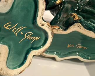 Will-George Ceramic Elephant Figurines