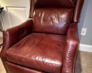Electric Leather Reclining Chair with USB Port