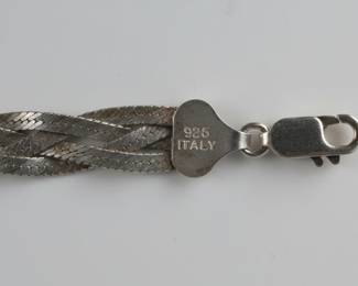 Sterling Silver Braided Bracelet