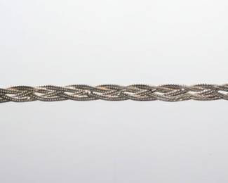 Sterling Silver Braided Bracelet