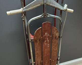 Vintage Flexible Flyer Style Steering Sled