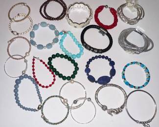 Assorted Beaded and Bangle Bracelets