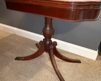 Regency Style Mahogany Flip-Top Game Table