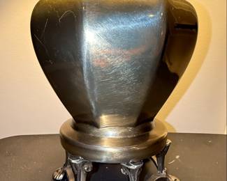 Hollywood Regency Brass Ginger Jar Table Lamp Style
