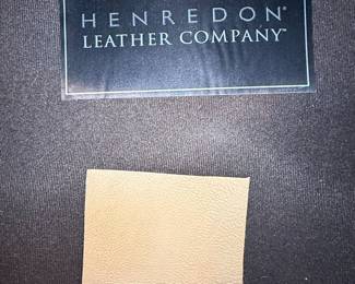 Henredon Leather Company Wingback Chair