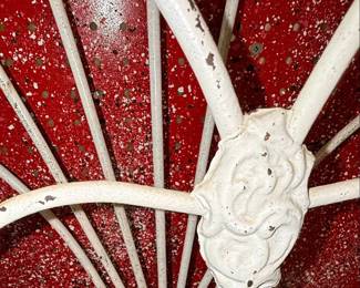 Elliott's Designs Style White Cast Iron Bed Frame