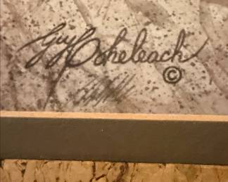 Guy Coheleach Limited Edition Hand Signed Print "Leopard Stare"