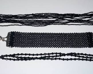 Black Beaded Jewelry