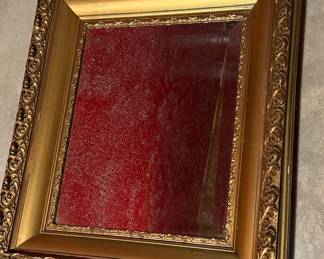 Ornate Gilt Wood Mirror