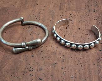 Sterling southwestern bracelets