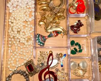 Assorted Vintage Costume Jewelry Collection