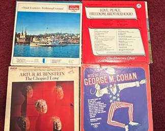 Assorted Vintage Vinyl Records