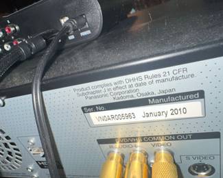 Panasonic DMR-EZ48V DVD/VHS Recorder