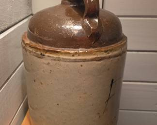 Stoneware Whiskey Jug