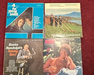 Assorted Vintage Vinyl Records