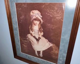 Sir John Everett Millais "Cherry Ripe" Style Framed Print