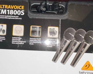 Assorted Vocal and Instrument Microphones