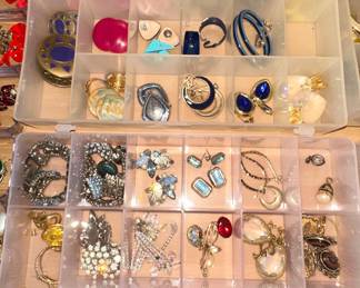 Assorted Vintage Costume Jewelry Collection