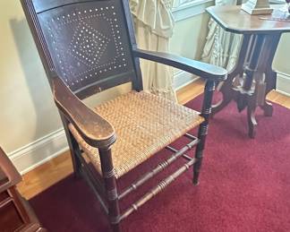 Vintage Stenciled Armchair