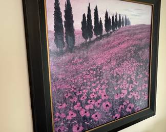 Steve Thoms Poppy Landscape Painting