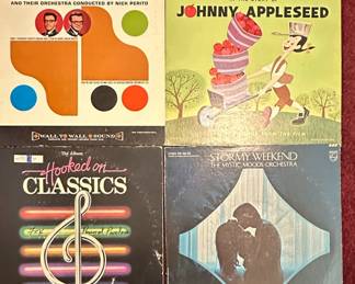 Assorted Vintage Vinyl Records