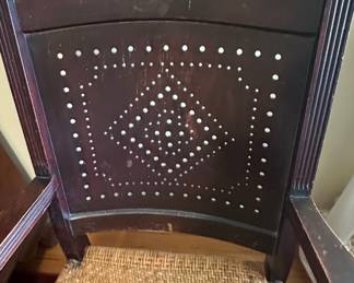 Vintage Stenciled Armchair
