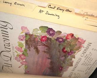 Huge Collection of Vintage Popular Sheet Music