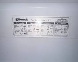 Kenmore Upright Freezer
