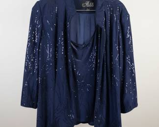 Alex Evenings Sequin Jacket and Top Set