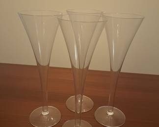 Hollow Stem Champagne Flutes
