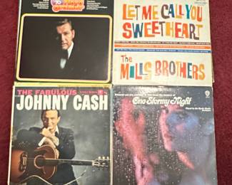 Assorted Vintage Vinyl Records