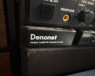 Denonet Double Cassette Karaoke Player