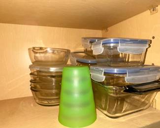 Assorted Glass Food Storage Containers