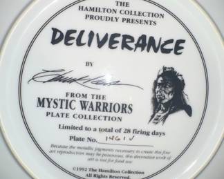 The Hamilton Collection 'Deliverance' Mystic Warriors Plate