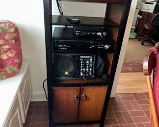 Record Player Stand Cabinet