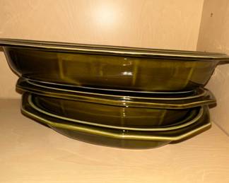 Pfaltzgraff Heritage Green Stoneware Dishes and Tureen