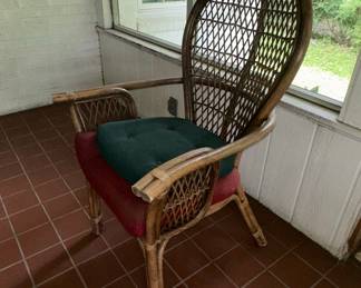 Peacock Style Rattan Armchairs