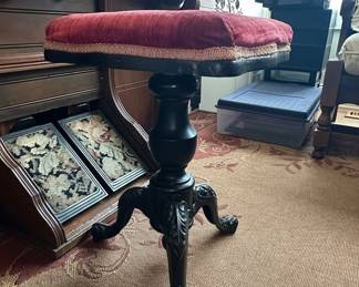 Victorian Piano Stool