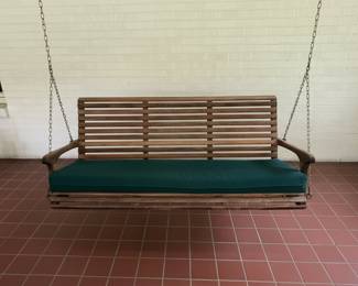 Amish Style Wood Porch Swing