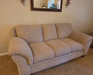 Corinthian Inc/USA / Fabric no stains 78” wide, 37” deep, 33” tall  floor to seat 19”
