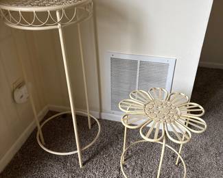Vintage Metal Plant Stands