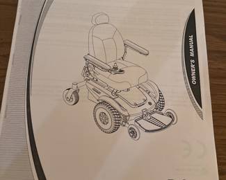 Jazzy Electric wheelchair instructions