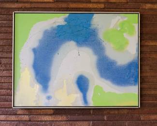 Auction item - Large painting on canvas by Samuel G. Wiener Sr