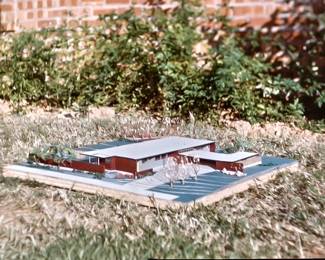 Original model for the William B Wiener house by himself (item is not in sale, photo was taken from a slide)