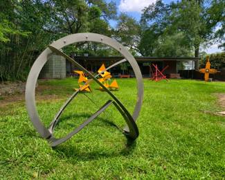 Large outdoor sculpture by Bill Jr